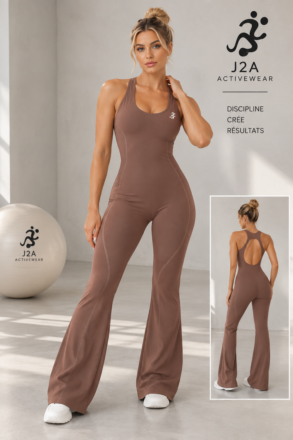 J2A Sculpt Seamless Jumpsuit